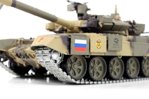 RC Panzer "Russland T90" Heng Long 1:16 mit Rauch&Sound + 2,4Ghz mit Stahlgetriebe und Metallketten V7.0 - Upg-A – Bild 4