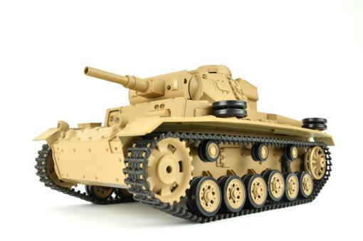 RC Panzer "Tauchpanzer III" 1:16 Heng Long -Rauch&Sound + Metallgetriebe
