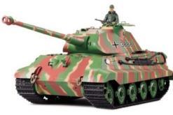 RC Panzer "Deutscher Königstiger" 1:16 Heng Long mit Rauch und Sound , Metallgetriebe und 2,4Ghz Fernsteuerung -Upgraded Version