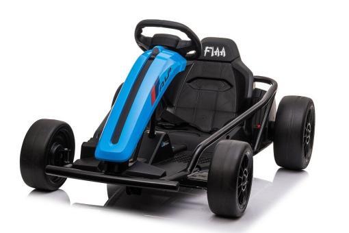 Kinder Elektroauto "e-Gokart" mit 24V und Driftfunktion + 2x 12V9AH Akku und 2 Motoren -Blau – Bild 7