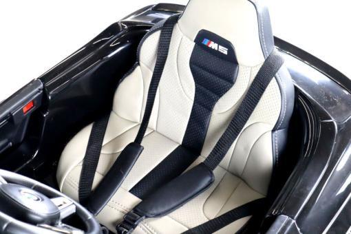 Elektro Kinderfahrzeug "BMW M5 Drift Version" - lizenziert - 2x 12V7A Akku, 2 Motoren- 2,4Ghz Fernsteuerung, MP3, Ledersitz+EVA – Bild 7