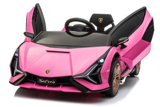 Elektro Kinderauto "Lamborghini Sian" - lizenziert - 12V Akku, 2 Motoren- 2,4Ghz Fernsteuerung, MP3, Ledersitz+EVA – Bild 14
