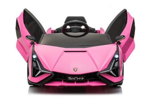 Elektro Kinderauto "Lamborghini Sian" - lizenziert - 12V Akku, 2 Motoren- 2,4Ghz Fernsteuerung, MP3, Ledersitz+EVA – Bild 3