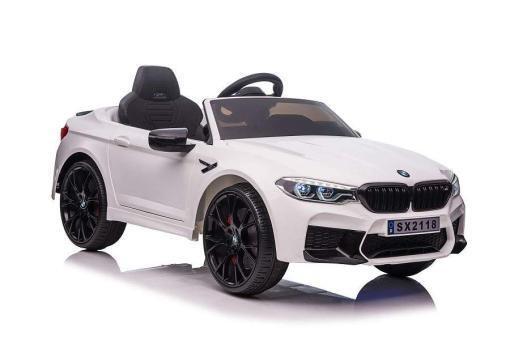 Elektro Kinderfahrzeug "BMW M5" - lizenziert - 12V7A Akku, 2 Motoren- 2,4Ghz Fernsteuerung, MP3, Ledersitz+EVA – Bild 14