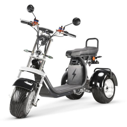 Elektro Scooter Trike Cp7 Schwarz -1