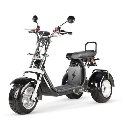 Elektro Scooter Trike Cp7 Schwarz -2