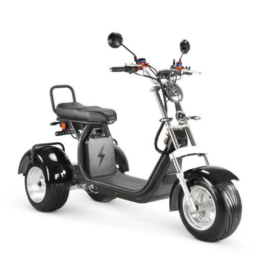 Elektro Scooter Trike Cp7 Schwarz -4