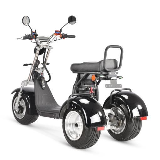 Elektro Scooter Trike Cp7 Schwarz -8