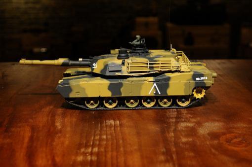 Ferngesteuerter Panzer "U.S. M1A2 Abrams" 1:24 mit Schuss und Sound "816" mit IR-Battle – Bild 4