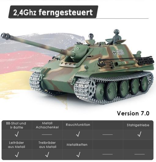 ferngesteuerter panzer heng long jagdpanther pro-1