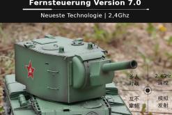 ferngesteuerter panzer mit schuß funktion von henglong russicher kv-2-13