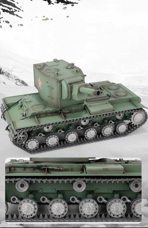 ferngesteuerter panzer mit schuß funktion von henglong russicher kv-2-14