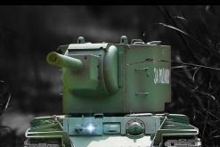 ferngesteuerter panzer mit schuß funktion von henglong russicher kv-2-3