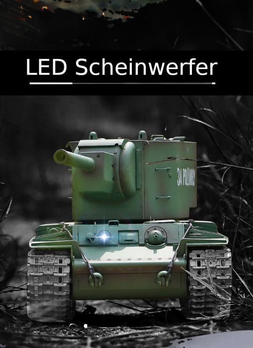 ferngesteuerter panzer mit schuß funktion von henglong russicher kv-2-3