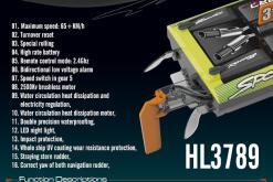 ferngesteuertes Brushless Boot Heng Long Tornado-5