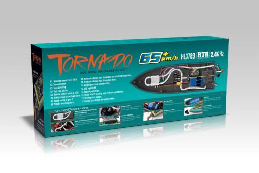 ferngesteuertes Brushless Boot Heng Long Tornado-7