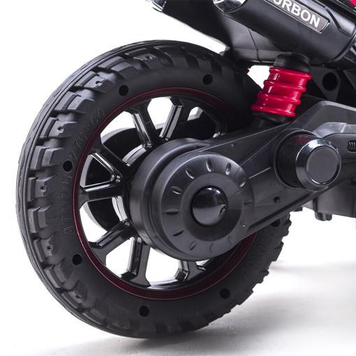 Elektro Kindermotorrad D09 - 12V A Akku - mit Stützräder, Musik und Lichter – Bild 7