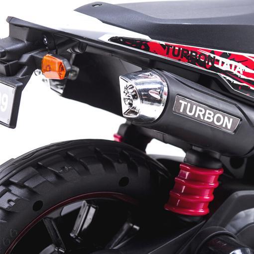 Elektro Kindermotorrad D09 - 12V A Akku - mit Stützräder, Musik und Lichter – Bild 5