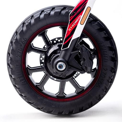 Elektro Kindermotorrad D09 - 12V A Akku - mit Stützräder, Musik und Lichter – Bild 4