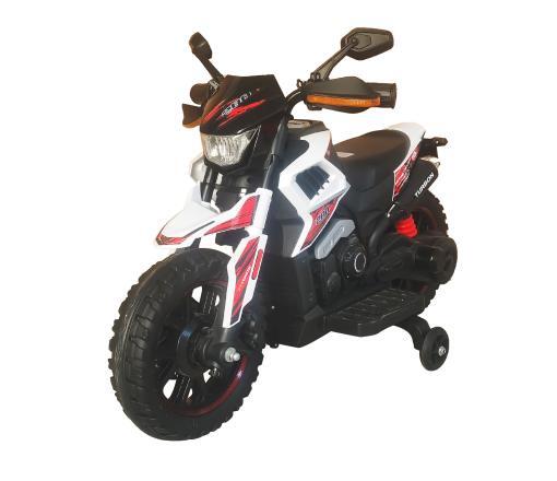 Elektro Kindermotorrad D09 - 12V A Akku - mit Stützräder, Musik und Lichter – Bild 2
