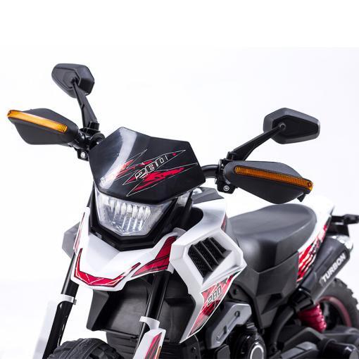Elektro Kindermotorrad D09 - 12V A Akku - mit Stützräder, Musik und Lichter – Bild 3
