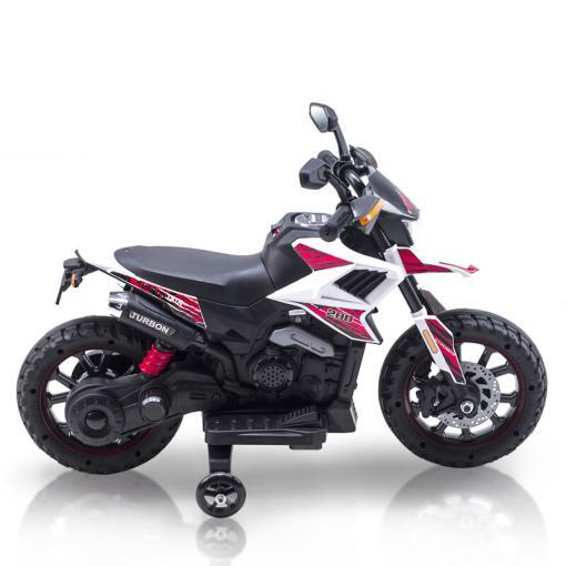 Elektro Kindermotorrad D09 - 12V A Akku - mit Stützräder, Musik und Lichter – Bild 10