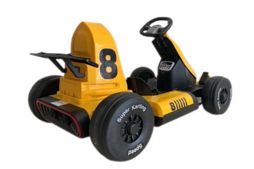 elektro kinderauto go-kart-F1-gelb-3