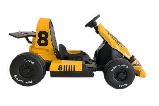 elektro kinderauto go-kart-F1-gelb-2