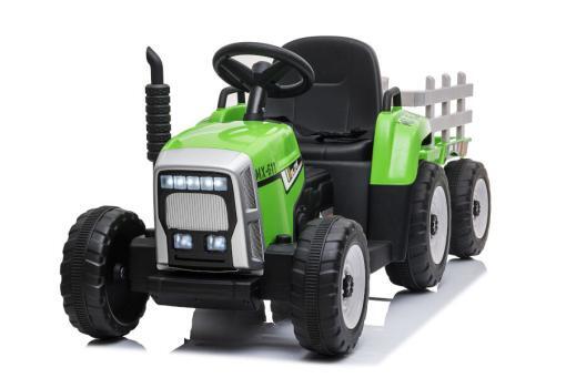 Elektro Kinderfahrzeug - Kinderauto Traktor mit Anhänger - 12V 7 aH Akku,2 Motoren – Bild 8