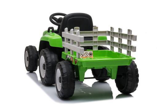 Elektro Kinderfahrzeug - Kinderauto Traktor mit Anhänger - 12V 7 aH Akku,2 Motoren – Bild 10