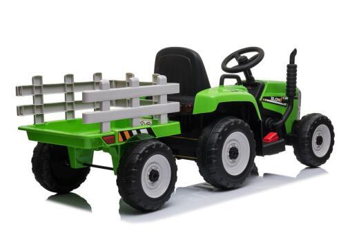 Elektro Kinderfahrzeug - Kinderauto Traktor mit Anhänger - 12V 7 aH Akku,2 Motoren – Bild 9