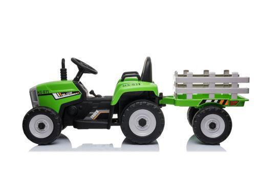 Elektro Kinderfahrzeug - Kinderauto Traktor mit Anhänger - 12V 7 aH Akku,2 Motoren – Bild 6
