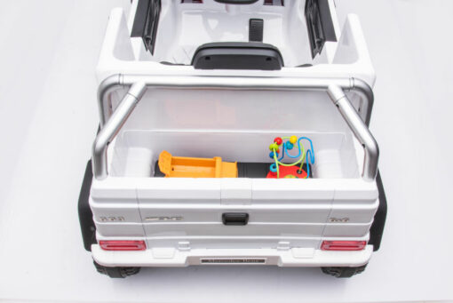 Kinderfahrzeug - Elektro Auto "Mercedes G63 AMG 6x6" - lizenziert - 12V7AH Akku + 2,4Ghz+Ledersitz+EVA – Bild 9