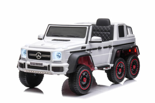 Kinderfahrzeug - Elektro Auto "Mercedes G63 AMG 6x6" - lizenziert - 12V7AH Akku + 2,4Ghz+Ledersitz+EVA – Bild 5