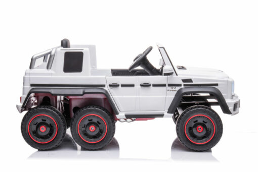 Kinderfahrzeug - Elektro Auto "Mercedes G63 AMG 6x6" - lizenziert - 12V7AH Akku + 2,4Ghz+Ledersitz+EVA – Bild 6
