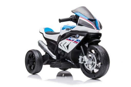 elektro kindermotorrad bmw dreirad-weiss-blau-1