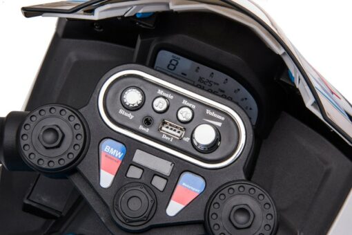 Kinderfahrzeug - Elektro Kindermotorrad - Dreirad - Lizenziert von BMW - Modell HP4 – Bild 8