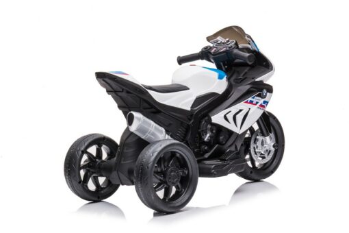 elektro kindermotorrad bmw dreirad-weiss-blau-2