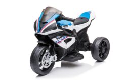 elektro kindermotorrad bmw dreirad-weiss-blau-3