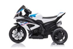 elektro kindermotorrad bmw dreirad-weiss-blau-4