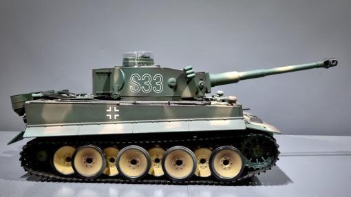 RC Panzer "German Tiger I S33" Heng Long - 1:16, Rauch&Sound+Stahlgetriebe und 2,4Ghz -V 7.0 – Bild 6