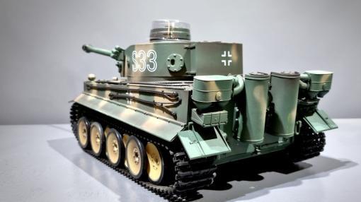 RC Panzer "German Tiger I S33" Heng Long - 1:16, Rauch&Sound+Stahlgetriebe und 2,4Ghz -V 7.0 – Bild 5