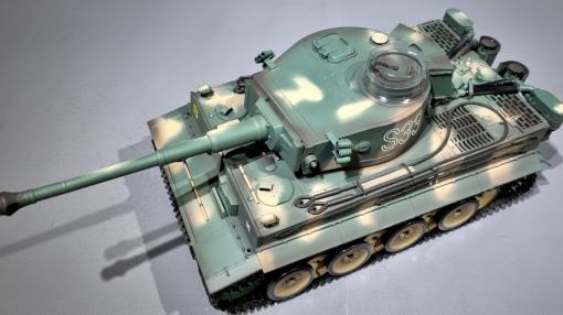 RC Panzer "German Tiger I S33" Heng Long - 1:16, Rauch&Sound+Stahlgetriebe und 2,4Ghz -V 7.0 – Bild 4