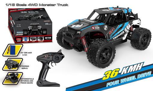 Ferngesteueres-Monster-Truck-40-kmh-schnell-1-18-lipo-24Ghz-312-1