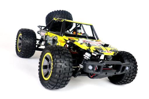 Ferngesteuertes Monster Truck 40 kmh schnell - lipo - 2,4Ghz gelb- 203E-2