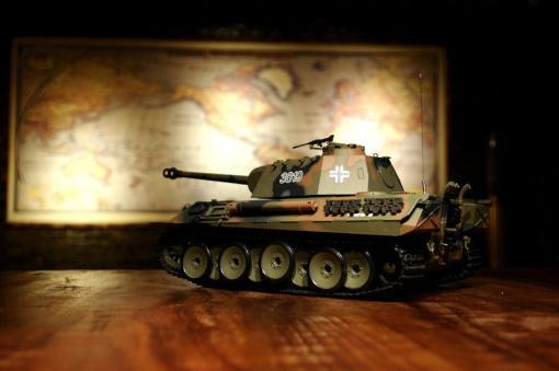 ferngesteuerter panzer german panther heng long 3819-1 upg v7.0 pro-5