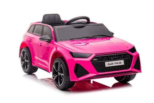 Kinderfahrzeug - Elektro Auto "Audi RS6" - lizenziert - 12V7AH Akku und 2 Motoren- 2,4Ghz + MP3 + Leder + EVA – Bild 3