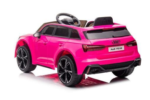 Kinderfahrzeug - Elektro Auto "Audi RS6" - lizenziert - 12V7AH Akku und 2 Motoren- 2,4Ghz + MP3 + Leder + EVA – Bild 10