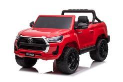 Kinderfahrzeug - Elektro Auto Toyota Hilux - lizenziert - rot - 5