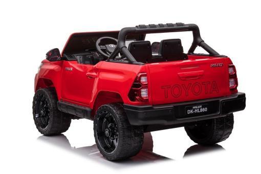 Elektro Kinderfahrauto "Toyota Hilux" - lizenziert - 12V14AH Akku + 2,4Ghz+Ledersitz+EVA – Bild 8